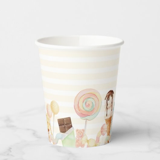 Two Sweet 2nd Birthday Candy Party Paper Cups Papieren Bekers (Links)