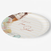 Two Sweet 2nd Birthday Candy Party Plates Papieren Bordje (Gekanteld)