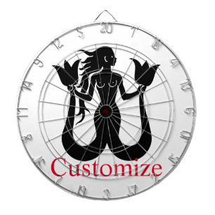 Two-Tail Mermaid Silhouette Thunder_Cove Dartbord