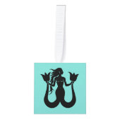 Two Tail Mermaid Silhouette Thunder_Cove Decoratie (Voorkant)