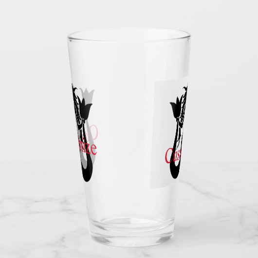 Two-Tail Mermaid Silhouette Thunder_Cove Glas (Rechts)