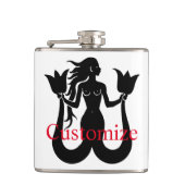 Two-Tail Mermaid Silhouette Thunder_Cove Heupfles (Voorkant)