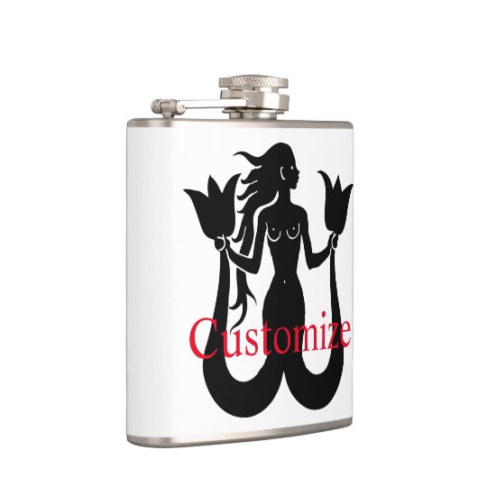 Two-Tail Mermaid Silhouette Thunder_Cove Heupfles (Rechts)