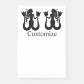 Two-Tail Mermaid Silhouette Thunder_Cove Post-it® Notes (Voorkant)