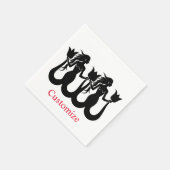 Two Tail Mermaid Silhouette Thunder_Cove Servet (Hoek)