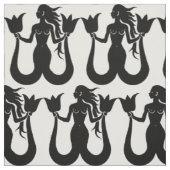Two-Tail Mermaid Silhouette Thunder_Cove Stof (Swatch)