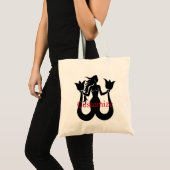 Two Tail Mermaid Silhouette Thunder_Cove Tote Bag (Voorkant (product))