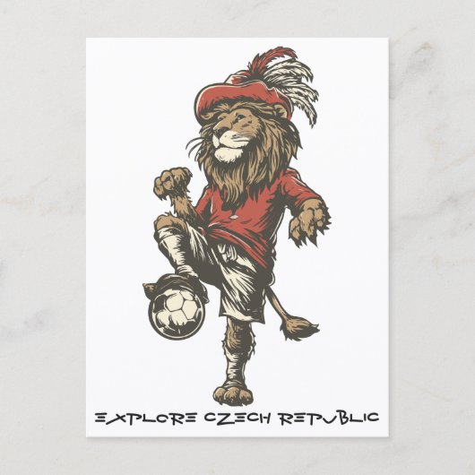 Two‑Tailed Lion Striker Briefkaart (Voorkant)