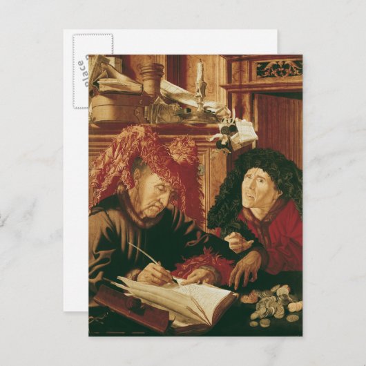 Two Tax Gatherers, c.1540 Briefkaart (Voorkant / Achterkant)