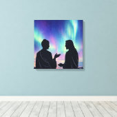 Two Teachers, One Silence Canvas Afdruk (Insitu (Houten vloer))