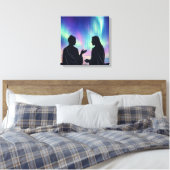 Two Teachers, One Silence Canvas Afdruk (Insitu (Slaapkamer))