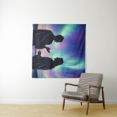 Two Teachers, One Silence Wandkleed (In Situ (horizontaal))