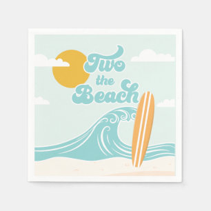 Two the Beach Surf Beach 2nd Birthday Servet