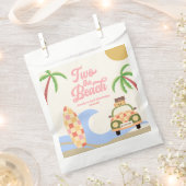 Two The Beach Surf Roze 2e verjaardagsfeestje Bedankzakje (Geknipt)