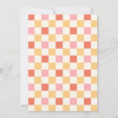 Two The Beach Surf Roze Retro 2e verjaardagsfeestj Kaart (Achterkant)