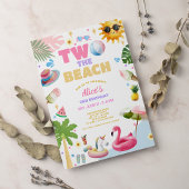 Two the Beach Tropical Summer 2nd Birthday Party  Kaart