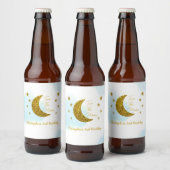 Two The Moon 2e verjaardag bierflesetiket Bier Etiket (Flessen)