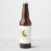 Two The Moon 2e verjaardag bierflesetiket Bier Etiket (Voorkant)