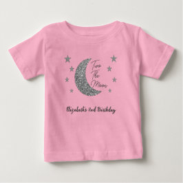 Two The Moon 2nd Birthday Baby T-shirt