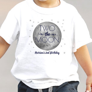 Two The Moon 2nd Birthday Peuter T-shirt