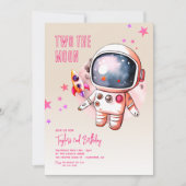 Two The Moon Boho 2e verjaardag Kaart (Voorkant)