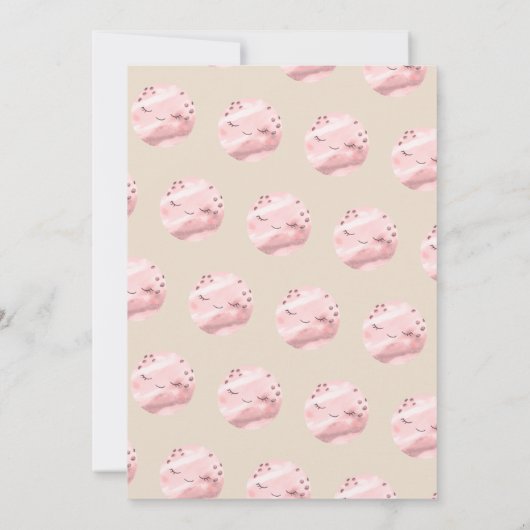 Two The Moon Boho 2e verjaardag Kaart (Achterkant)