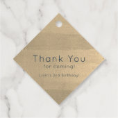 Two the Moon Boy 2nd Birthday Blue Bedankt Bedankjes Labels (Achterkant)