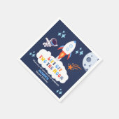 Two The Moon Boy Space Rocket Lift Off 2nd Bday Servet (Hoek)
