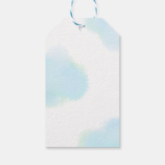 Two The Moon Labels voor de tweede verjaardag Cadeaulabel (Achterkant)