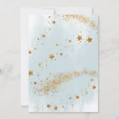 Two the Moon Outer Space 2e verjaardag uitnodiging (Achterkant)