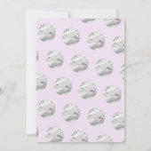 Two The Moon Paarse 2e verjaardag Kaart (Achterkant)