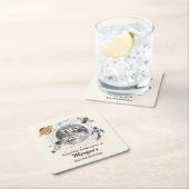 Two The Moon Planets Gender Neutral 2nd Birthday Kartonnen Onderzetters (Insitu)