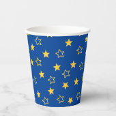 Two The Moon Second Birthday  Papieren Bekers (Voorkant)