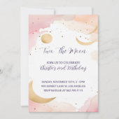 Two The Moon Tweede Verjaardag uitnodiging (Voorkant)