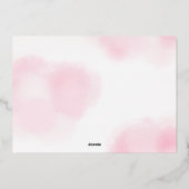 Two the Moon Uitnodiging voor de tweede verjaardag (Achterkant)