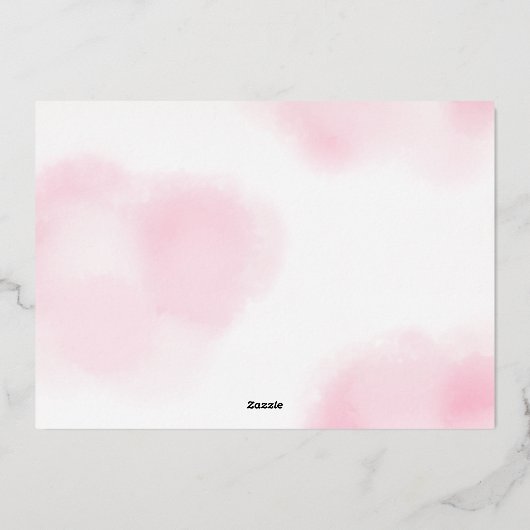 Two the Moon Uitnodiging voor de tweede verjaardag (Achterkant)