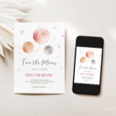 "TWO the Moon" Uitnodiging voor Verjaardag in de r