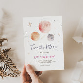 "TWO the Moon" Uitnodiging voor Verjaardag in de r