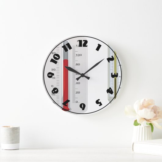 Two Thermometers Clock Grote Klok (Huis)