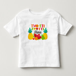 Two-Ti Frutti Tweede Verjaardag T-shirt voor Meisj