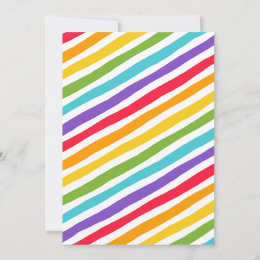 TWO-Ti Frutti Verjaardag Uitnodiging (Achterkant)