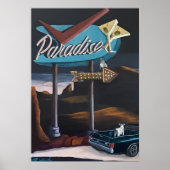 Two Tickets a Retro Las Vegas Sign poster (Voorkant)