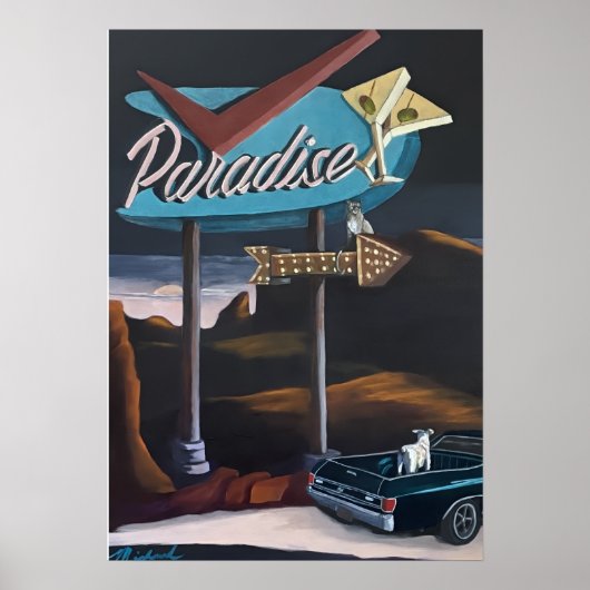 Two Tickets a Retro Las Vegas Sign poster (Voorkant)