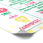 Two-tii Frutti 2nd Birthday Milestone Poster (Hoek)