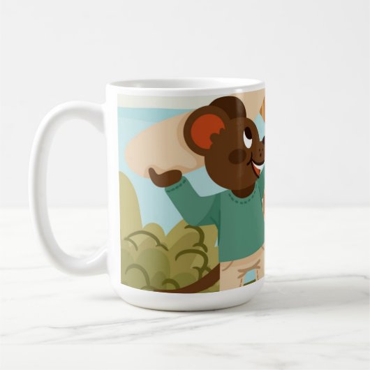 Two-Tone Artistic Touch Coffee Mug Koffiemok (Links)