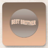 Two Tone Best Brother Drankjes Onderzetter (Voorkant)