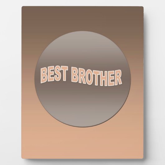 Two Tone Best Brother Fotoplaat (Voorkant)