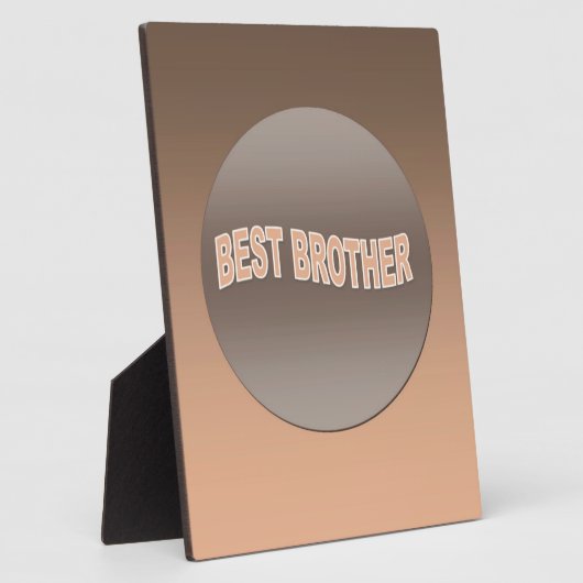 Two Tone Best Brother Fotoplaat (Zijkant)