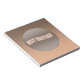 Two Tone Best Brother Notitieblok (Schuin)