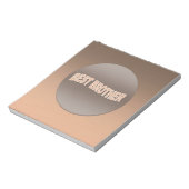 Two Tone Best Brother Notitieblok (Linkerzijde)